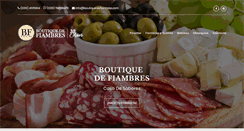 Desktop Screenshot of boutiquedefiambres.com